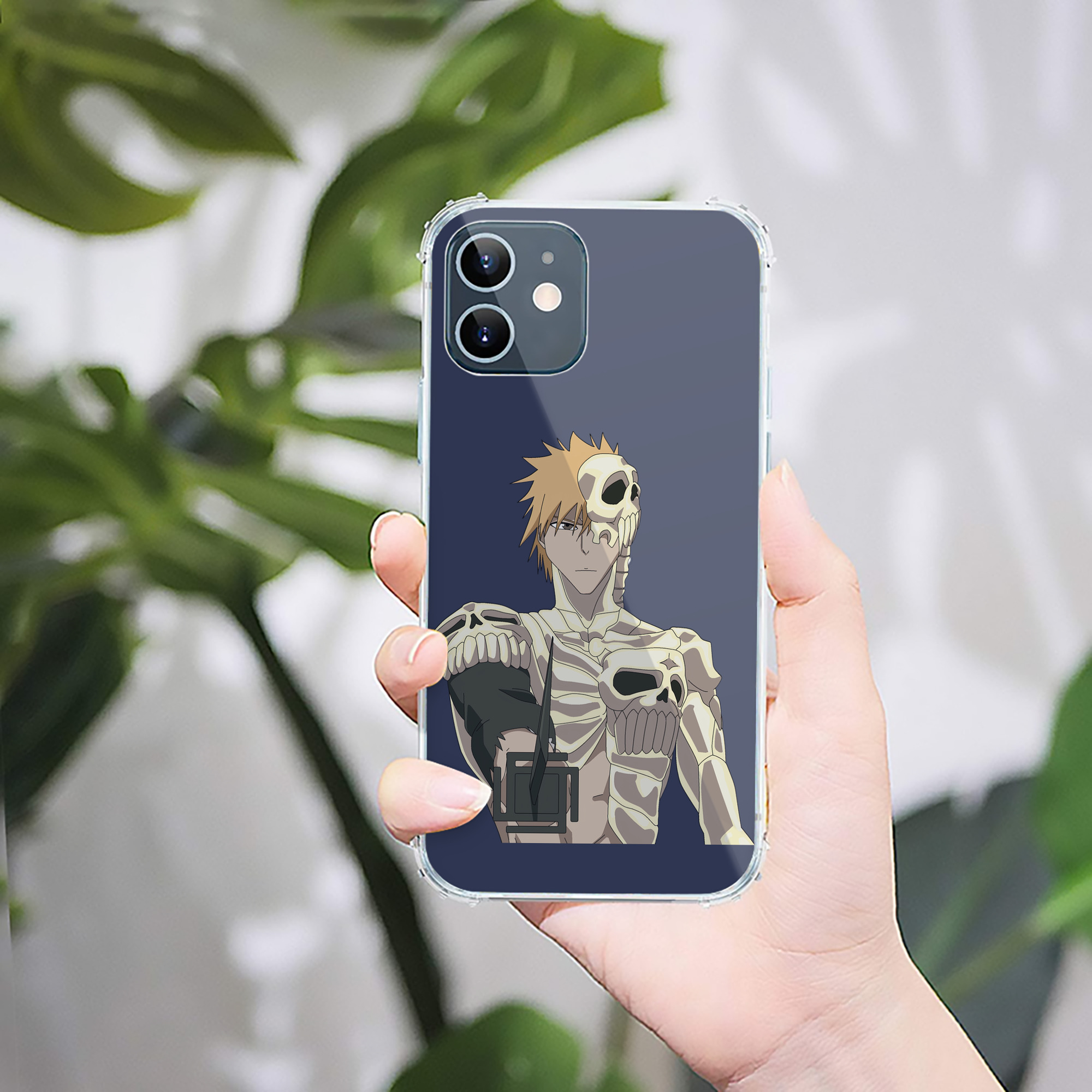 ブリーチ 黒崎一護（くろさき いちご）BLEACH Kurosaki Ichigo 【iPhone 12シリーズ対応】透明スマホケース（クリアソフトケース）